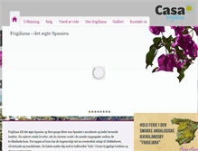 Tablet Screenshot of casafrigiliana.com